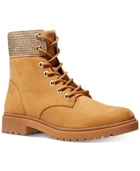 michael kors combat boots macys
